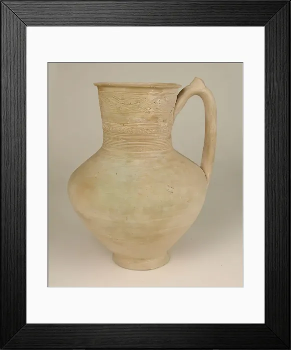 Framed Print : Unglazed Ewer, Iran, 9th-10th century. Creator: Unknown Framed Print : Unglazed Ewer, Iran, 9th-10th century. Creator: Unknown