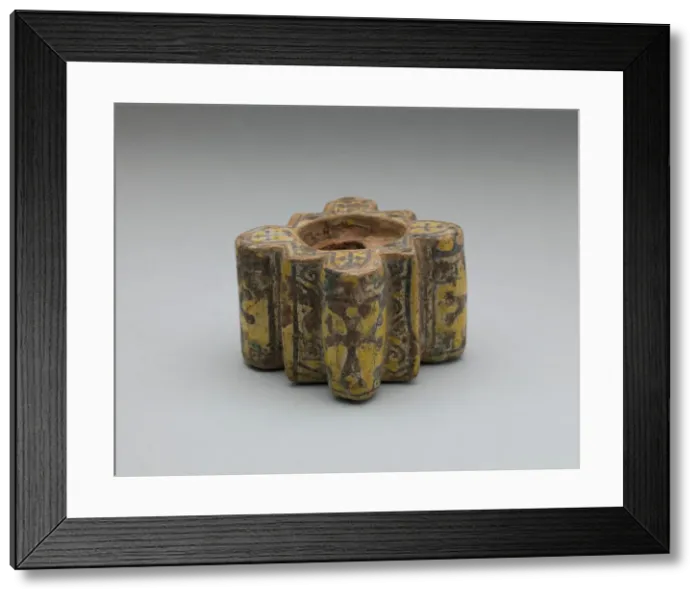 Framed Print : Inkwell with Crosses, Iran, 10th century. Creator: Unknown Framed Print : Inkwell with Crosses, Iran, 10th century. Creator: Unknown