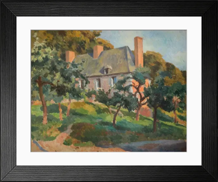 Framed Print : A Surrey House, 1927-28. Creator: Roger Fry Framed Print : A Surrey House, 1927-28. Creator: Roger Fry