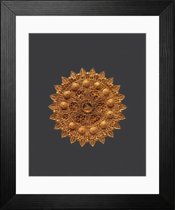 Framed Print : Roundel, Iran, 11th century. Creator: Unknown Framed Print : Roundel, Iran, 11th century. Creator: Unknown