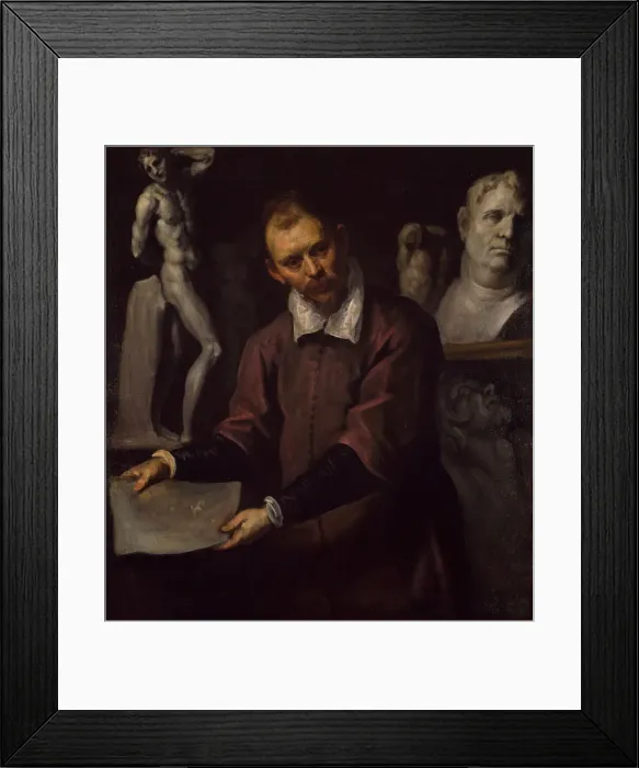 Framed Print : Portrait of a Man, 1600-1610. Creator: Jacopo Palma Framed Print : Portrait of a Man, 1600-1610. Creator: Jacopo Palma