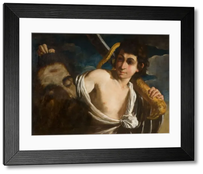 Framed Print : David with the Head of Goliath, 1630-1660. Creator: Giuseppe Caletti Framed Print : David with the Head of Goliath, 1630-1660. Creator: Giuseppe Caletti