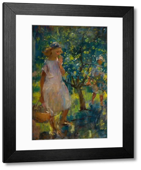 Framed Print : The Orchard, 1937. Creator: Henry Tonks Framed Print : The Orchard, 1937. Creator: Henry Tonks