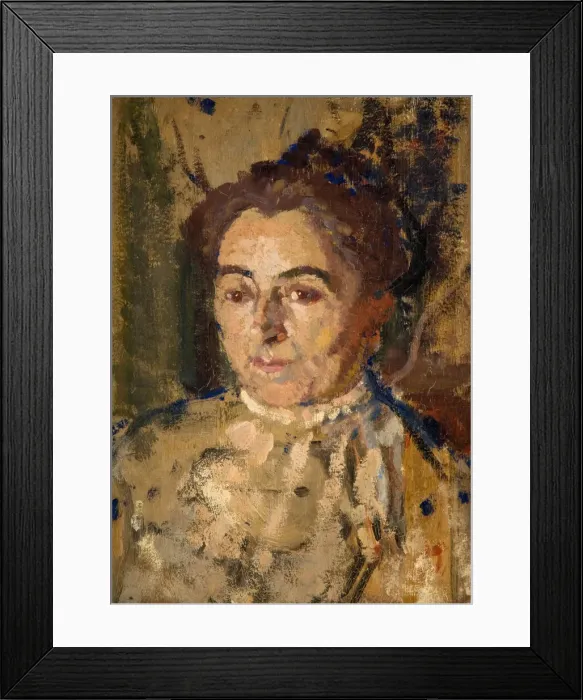 Framed Print : Portrait Study of a Woman, 1908-1910. Creator: Harold Gilman Framed Print : Portrait Study of a Woman, 1908-1910. Creator: Harold Gilman