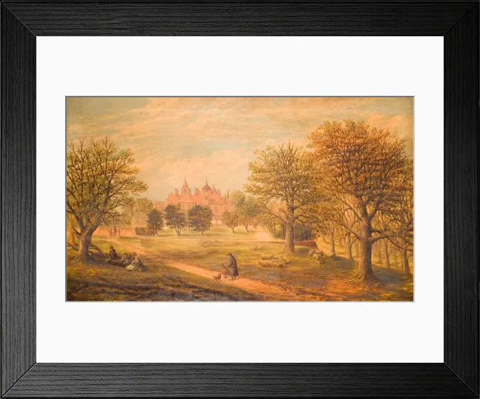 Framed Print : Aston Hall from the West, 1800-1900. Creator: J. Beardmore Framed Print : Aston Hall from the West, 1800-1900. Creator: J. Beardmore
