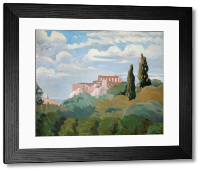 Framed Print : Sunrise On The Parthenon, Athens, 1933. Creator: Prince Nicholas of Greece and Denmark Framed Print : Sunrise On The Parthenon, Athens, 1933. Creator: Prince Nicholas of Greece and Denmark