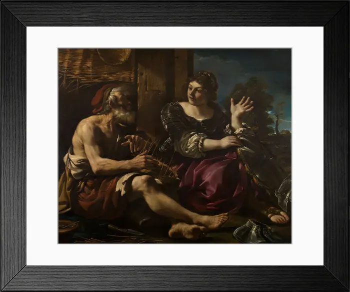 Framed Print : Erminia and the Shepherd, 1619-20. Creator: Guercino Framed Print : Erminia and the Shepherd, 1619-20. Creator: Guercino