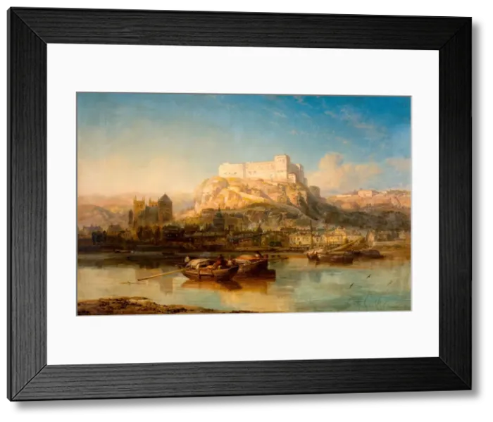 Framed Print : Huy, Belgium, 1878. Creator: James Webb Framed Print : Huy, Belgium, 1878. Creator: James Webb