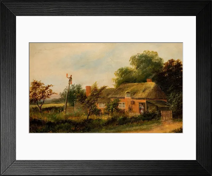 Framed Print : Skets Cottage Northfield, Birmingham, 1875-1900. Creator: Thomas Kendrick Framed Print : Skets Cottage Northfield, Birmingham, 1875-1900. Creator: Thomas Kendrick