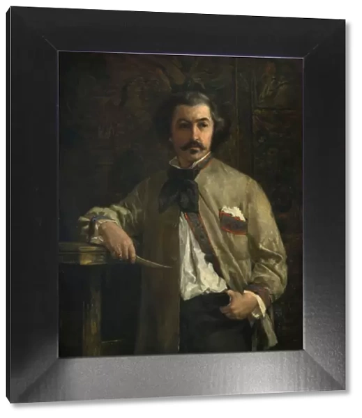 Portrait of Antoine Etex (1808-88), 1855. Creator: Thomas Couture