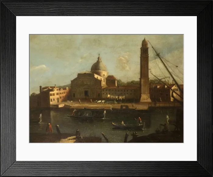 Framed Print : View Of Venice - The Church Of Il Redentore, 1700-1800. Creator: Unknown Framed Print : View Of Venice - The Church Of Il Redentore, 1700-1800. Creator: Unknown