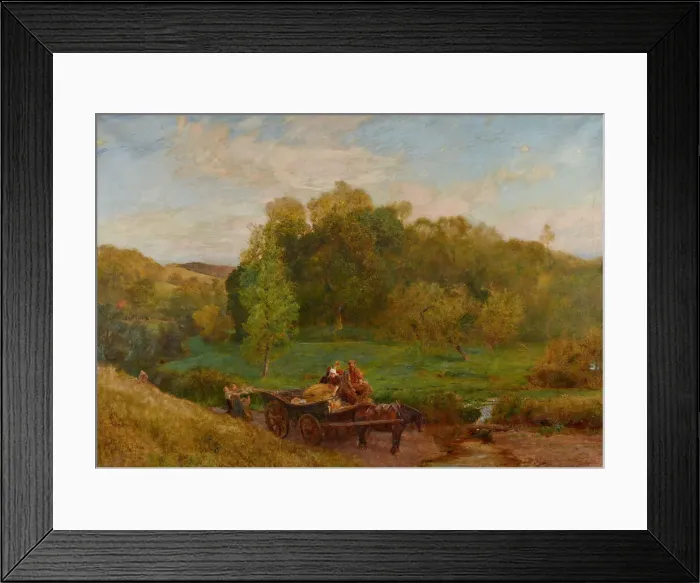 Framed Print : Sweet Water Meadows Of The West, 1893. Creator: John William North Framed Print : Sweet Water Meadows Of The West, 1893. Creator: John William North