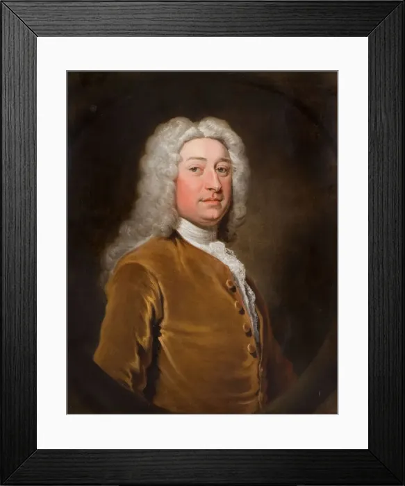 Framed Print : Portrait Of John Whitehall Of Furnivalls Inn, 1731. Creator: Joseph Highmore Framed Print : Portrait Of John Whitehall Of Furnivalls Inn, 1731. Creator: Joseph Highmore