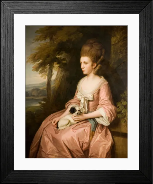 Framed Print : Portrait Of Miss Hargreaves, 1750-1800. Creator: Nathaniel Dance-Holland Framed Print : Portrait Of Miss Hargreaves, 1750-1800. Creator: Nathaniel Dance-Holland
