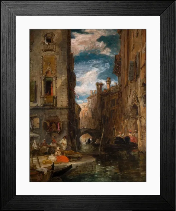 Framed Print : A Recollection of Venice, 1853. Creator: James Holland Framed Print : A Recollection of Venice, 1853. Creator: James Holland