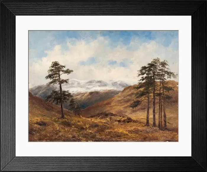 Framed Print : Near Balmoral, 1893. Creator: Samuel John Barnes Framed Print : Near Balmoral, 1893. Creator: Samuel John Barnes