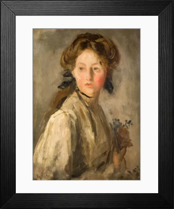 Framed Print : The Posy, 1904. Creator: Philip Wilson Steer Framed Print : The Posy, 1904. Creator: Philip Wilson Steer