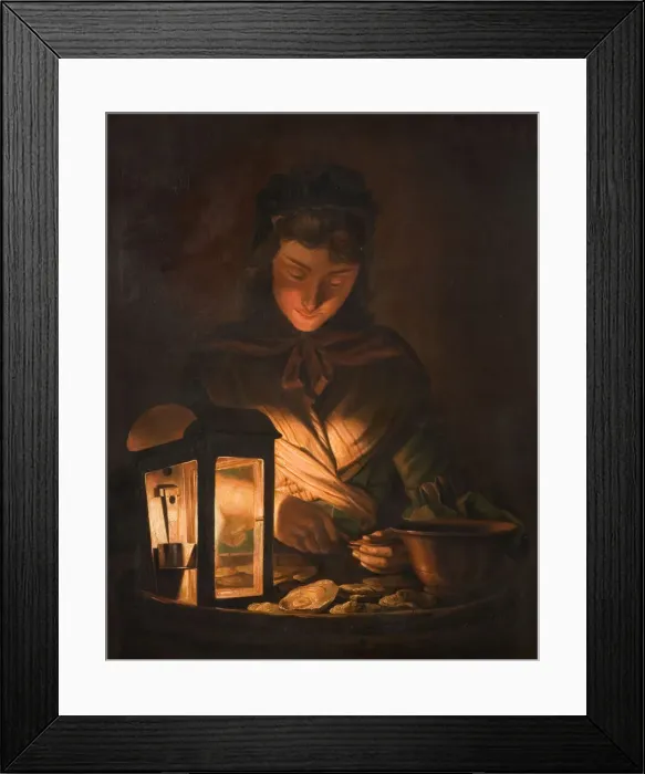 Framed Print : Oyster Girl, 1797. Creator: Henry Robert Morland Framed Print : Oyster Girl, 1797. Creator: Henry Robert Morland