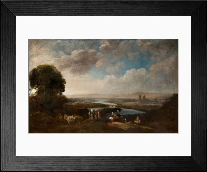 Framed Print : Extensive Landscape, 1800-50. Creator: Peter de Wint Framed Print : Extensive Landscape, 1800-50. Creator: Peter de Wint
