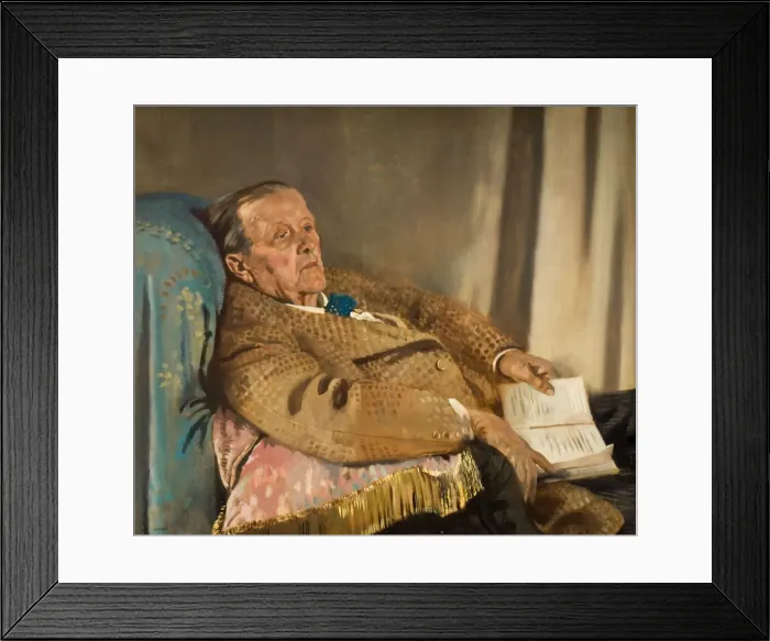 Framed Print : Portrait of Sir Edwin Ray Lankester (1847-1929), 1928. Creator Framed Print : Portrait of Sir Edwin Ray Lankester (1847-1929), 1928. Creator