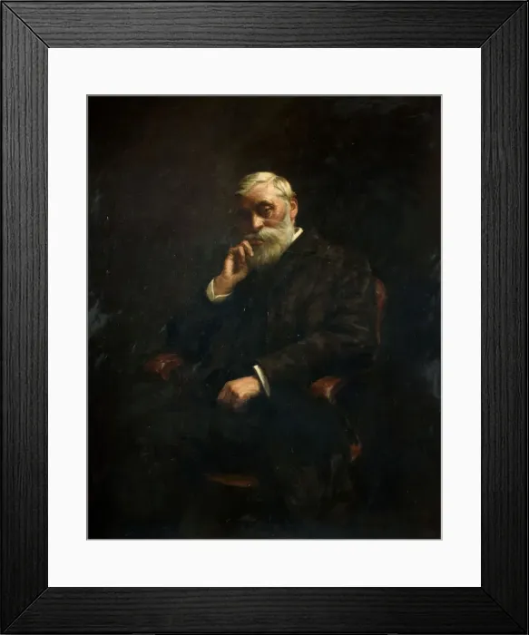 Framed Print : Portrait Of Alderman G J Johnson (1826-1912), 1895. Creator: Stanhope A Forbes Framed Print : Portrait Of Alderman G J Johnson (1826-1912), 1895. Creator: Stanhope A Forbes