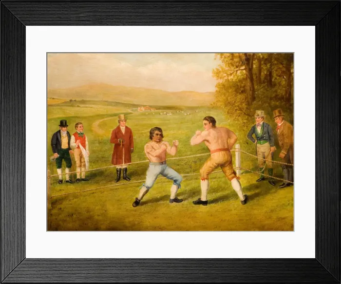 Framed Print : A Birmingham Prize Fight, 1789. Creator: W Allen Framed Print : A Birmingham Prize Fight, 1789. Creator: W Allen
