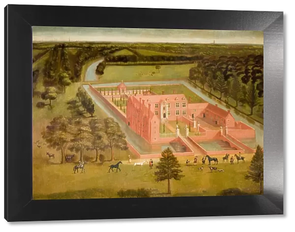 View of Perry Hall near Birmingham, 1730. Creator: Thomas Bardwell