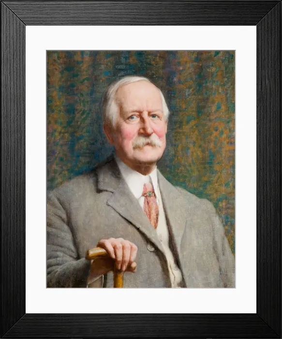 Framed Print : Portrait of Jethro Anstice Cossins, 1912. Creator: Jethro Anstice Cossins Framed Print : Portrait of Jethro Anstice Cossins, 1912. Creator: Jethro Anstice Cossins