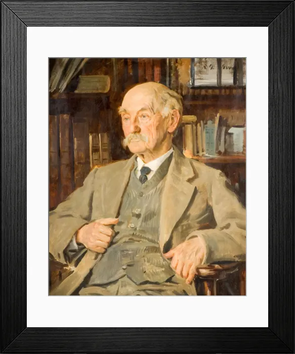 Framed Print : Portrait of Thomas Hardy (1840-1928), 1924. Creator: Reginald Grenville Eves