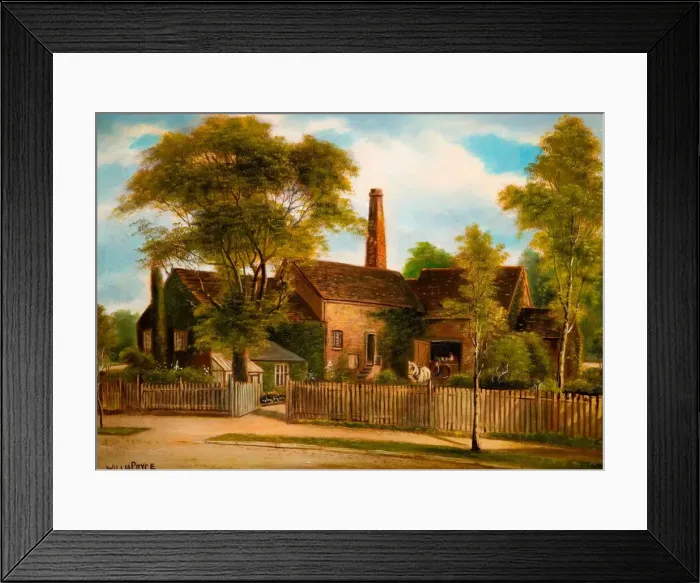 Framed Print : Sarehole Mill, late 19th-early 20th century. Creator: George Willis-Pryce Framed Print : Sarehole Mill, late 19th-early 20th century. Creator: George Willis-Pryce