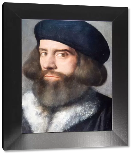 Head Of A Bearded Man, 1537. Creator: Giovanni Buonconsiglio