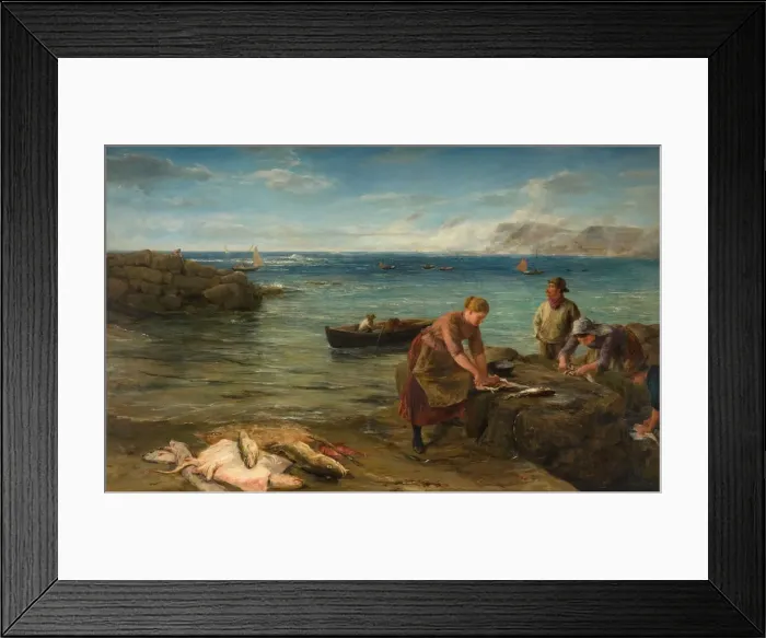Framed Print : Breakfasts For The Porth, 1907. Creator: James Clarke Hook Framed Print : Breakfasts For The Porth, 1907. Creator: James Clarke Hook