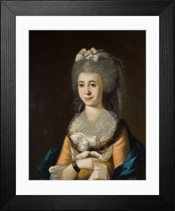Framed Print : Portrait of Ann Fuller, 1750-1780. Creator: James Coleman Framed Print : Portrait of Ann Fuller, 1750-1780. Creator: James Coleman