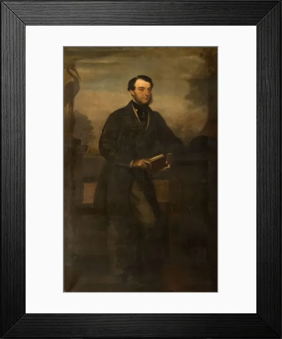Framed Print : Portrait Of Charles B Adderley 1st Lord Norton, 1865. Creator: Henry Weigall Framed Print : Portrait Of Charles B Adderley 1st Lord Norton, 1865. Creator: Henry Weigall