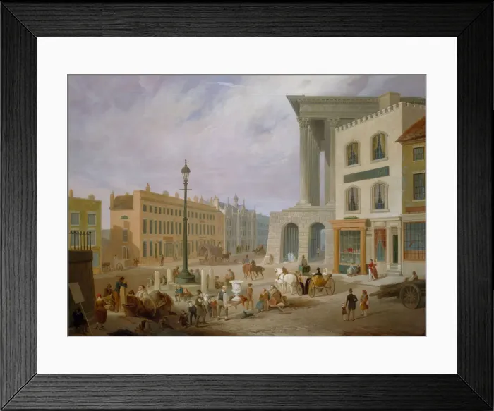 Framed Print : Birmingham Town Hall and Queens College. Creator: Samuel Lines Framed Print : Birmingham Town Hall and Queens College. Creator: Samuel Lines