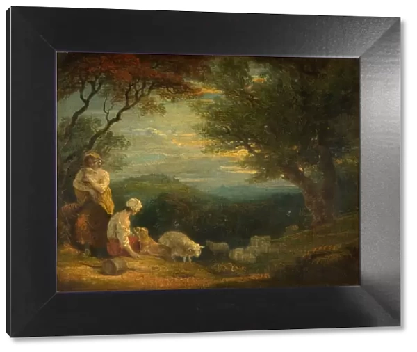Landscape With Women, Sheep and Dog, 1830. Creator: Richard Westall