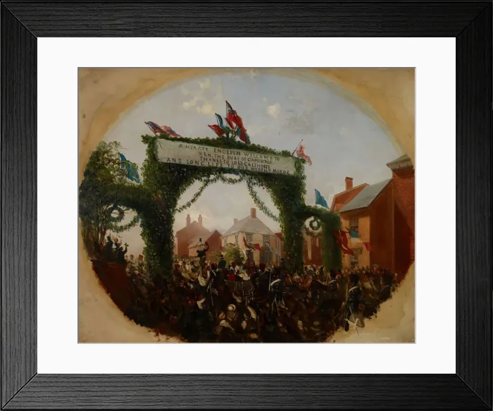 Framed Print : The Opening of Calthorpe Park 1857, 1857. Creator: Samuel Lines Framed Print : The Opening of Calthorpe Park 1857, 1857. Creator: Samuel Lines
