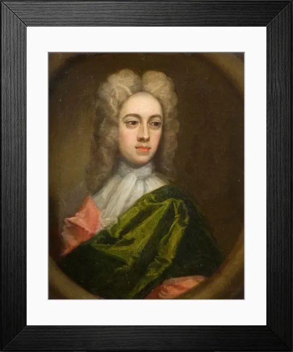 Framed Print : Rev Dr John Holte, 1700-1750. Creator: Unknown Framed Print : Rev Dr John Holte, 1700-1750. Creator: Unknown