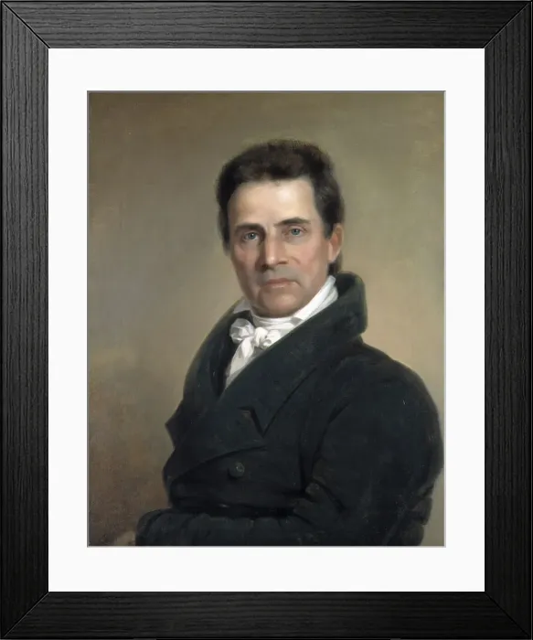 Framed Print : John Cockey, III, ca. 1822-1827. Creator: Philip Tilyard Framed Print : John Cockey, III, ca. 1822-1827. Creator: Philip Tilyard