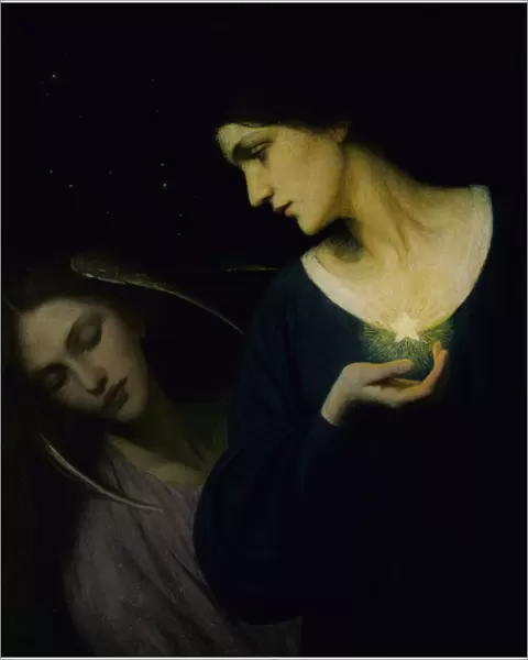 Night and Her Daughter Sleep, 1902. Creator: Mary L. Macomber