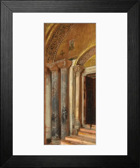 Framed Print : Doorway (San Marco, Venice), 1891. Creator: JoseVillegas Cordero Framed Print : Doorway (San Marco, Venice), 1891. Creator: JoseVillegas Cordero