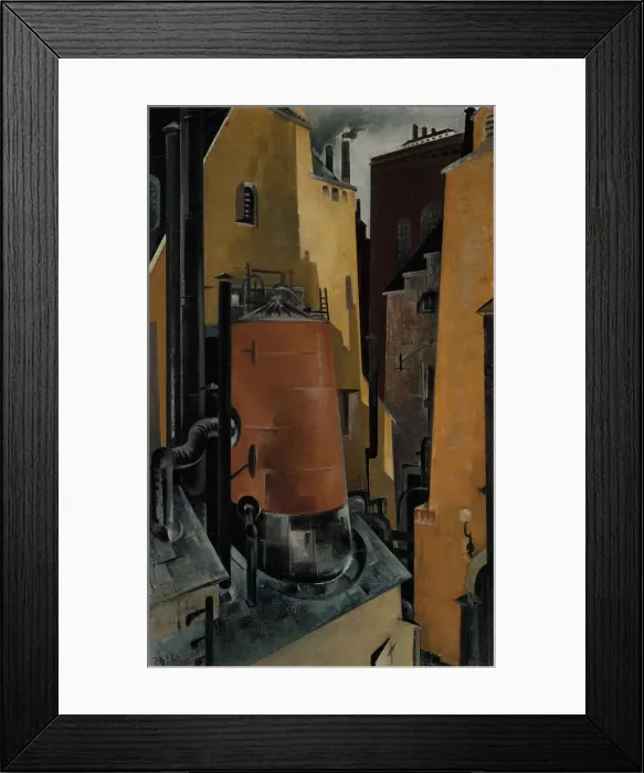Framed Print : Industry, ca. 1923. Creator: Preston Dickinson Framed Print : Industry, ca. 1923. Creator: Preston Dickinson
