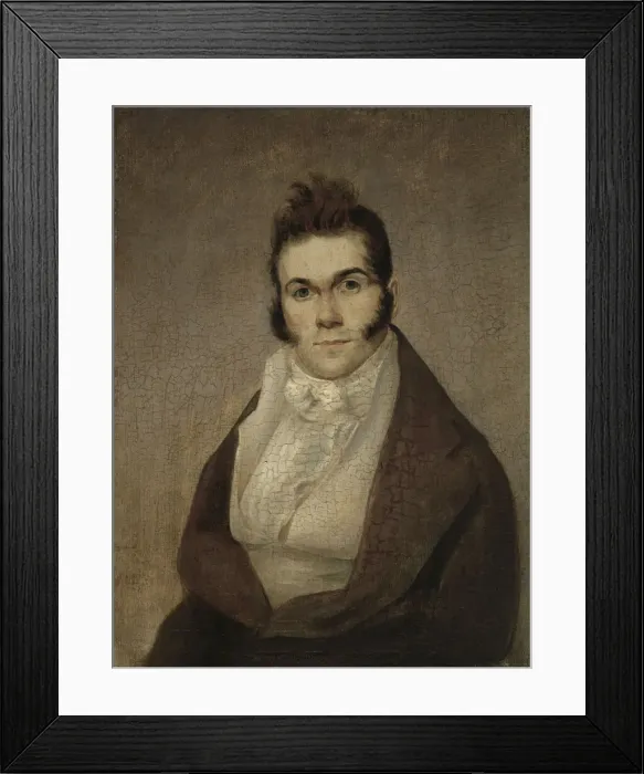 Framed Print : Thomas Say, c. 1812. Creator: Joseph Wood Framed Print : Thomas Say, c. 1812. Creator: Joseph Wood