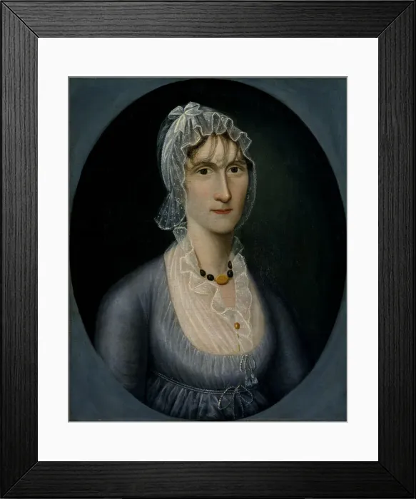 Framed Print : Portrait of Mrs. Barbara Baker Murphy (Wife of Sea Captain), ca. 1810 Framed Print : Portrait of Mrs. Barbara Baker Murphy (Wife of Sea Captain), ca. 1810