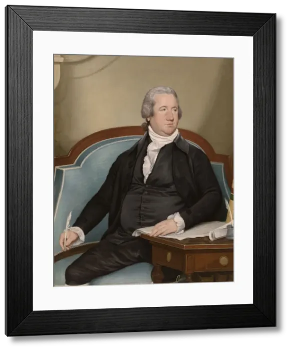 Framed Print : Frederick Augustus Conrad Muhlenberg, 1790. Creator: Joseph Wright