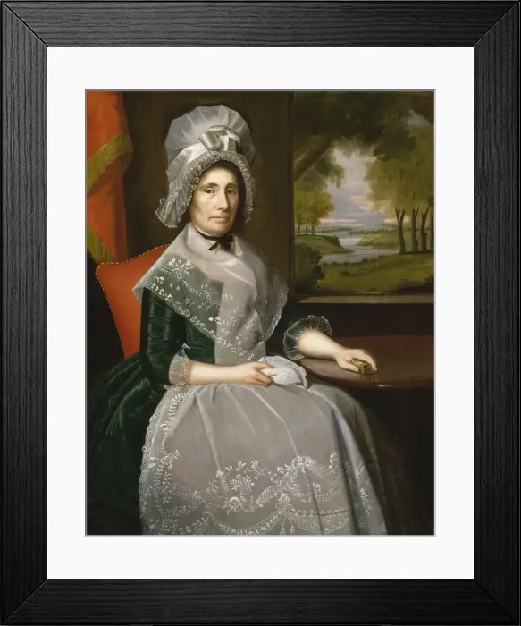 Framed Print : Mrs. Richard Alsop, 1792. Creator: Ralph Earl Framed Print : Mrs. Richard Alsop, 1792. Creator: Ralph Earl
