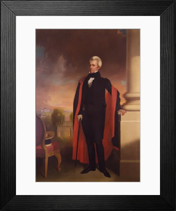 Framed Print : Andrew Jackson, 1836-1837. Creator: Ralph EW Earl Framed Print : Andrew Jackson, 1836-1837. Creator: Ralph EW Earl
