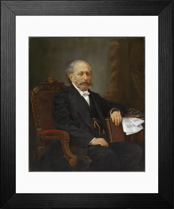 Framed Print : Isaac Mayer Wise, 1881. Creator: Morris Goldstein Framed Print : Isaac Mayer Wise, 1881. Creator: Morris Goldstein