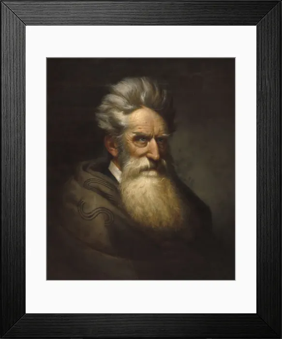 Framed Print : John Brown, 1872. Creator: Ole Peter Hansen Balling Framed Print : John Brown, 1872. Creator: Ole Peter Hansen Balling