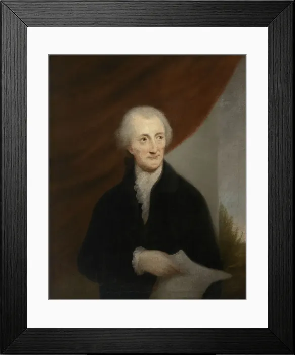 Framed Print : George Read, 1784. Creator: Robert Edge Pine Framed Print : George Read, 1784. Creator: Robert Edge Pine